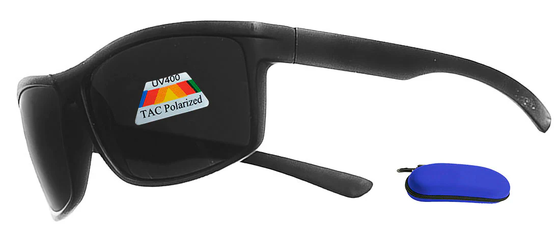 Locs Polarized Wrap Sunglasses-Logo Free