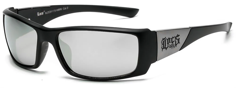 Locs Dark  Silver reflective  lens