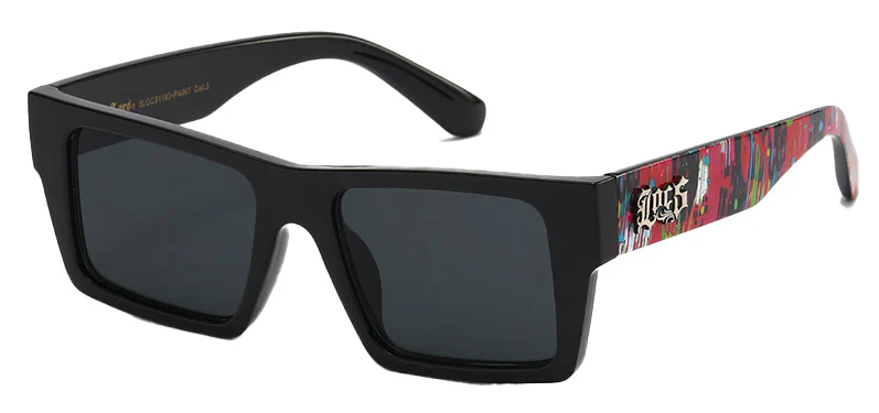 Flat Top Classic Locs with Urban Paint Pattern - Image 2