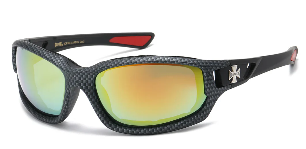 Foam Padded Motorcycle & Bikers Sunglasses