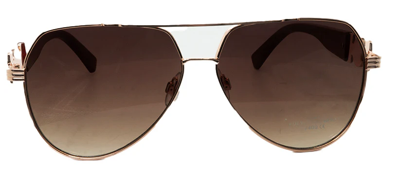 Men & Women Hip Hop Large Aviator Sunglasses - Image 2