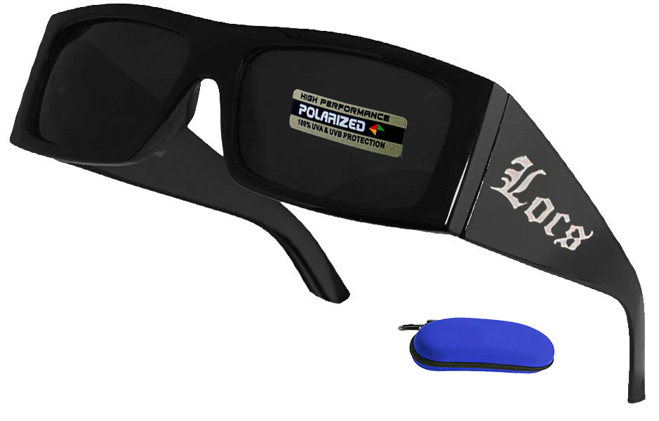 " KINGPIN" Locs Flat Top Polarized Sunglasses (Medium SIze)