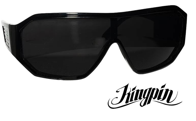 "KINGPIN" Super Dark Large Frame Sunglasses - Image 2