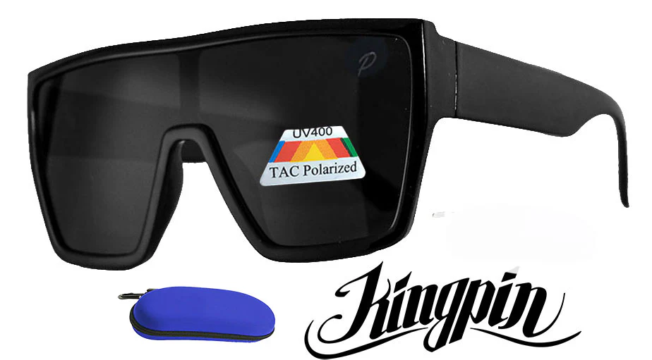 "KINGPIN" Cat 4 Large Frame Polarized Sunglasses - Image 3