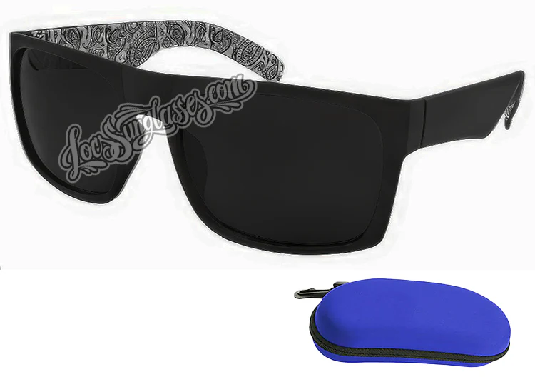 ( CAT 4 )Super Dark Bandana Print Shades - Image 4