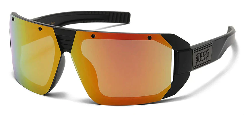 Locs large frame Extreme Sports Wrap Sunglasses - Image 4