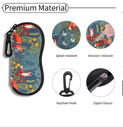 Neoprene Women's Zipper Sunglass Case Bundle Deal 3 for $9.99 - Image 4