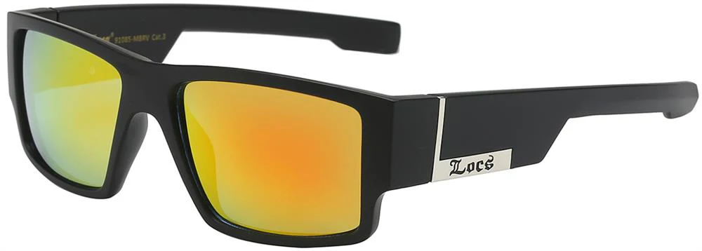 Locs reflective colored mirror lenses