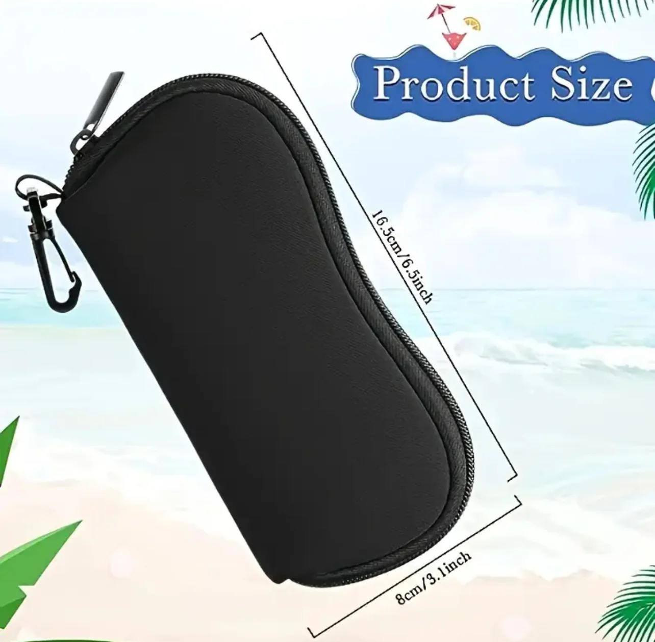 Ultra Light Zipper Sunglass Case - Image 2