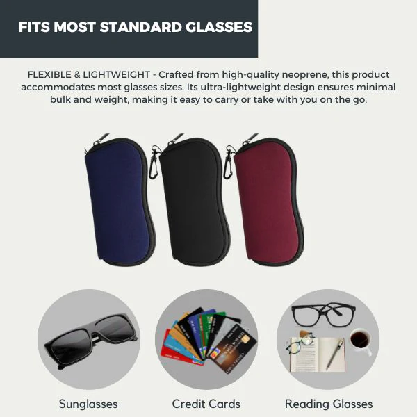 Ultra Light Zipper Sunglass Case - Image 3