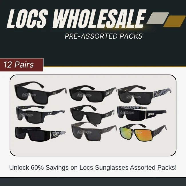 Locs Wholesale Lots Pre-Assorted Pack of 12 Pairs