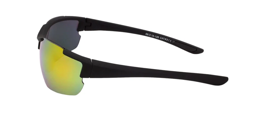 MEN'S SEMI-RIMLESS SPORT SOFT FINISH SUNGLASSES - Image 2
