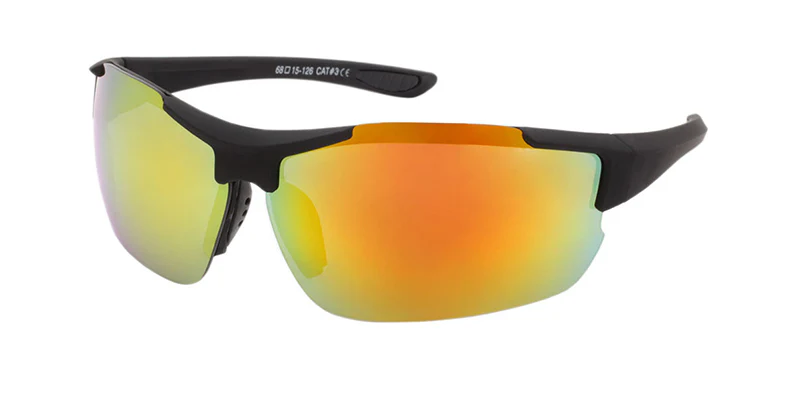 MEN'S SEMI-RIMLESS SPORT SOFT FINISH SUNGLASSES - Image 6