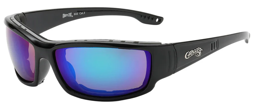 Foam Padded Motorcycle & Bikers Sunglasses - Image 2