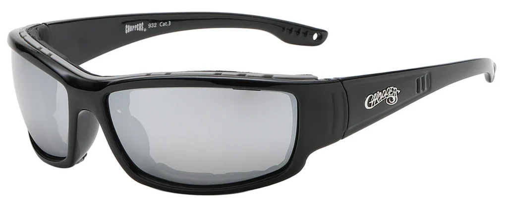 Foam Padded Motorcycle & Bikers Sunglasses - Image 3