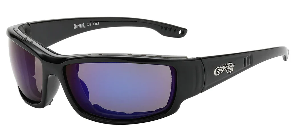 Foam Padded Motorcycle & Bikers Sunglasses - Image 4
