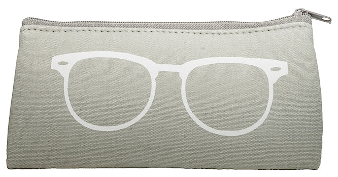Silver Women's Zipper Pouch w/ Sunglass Print - Image 4