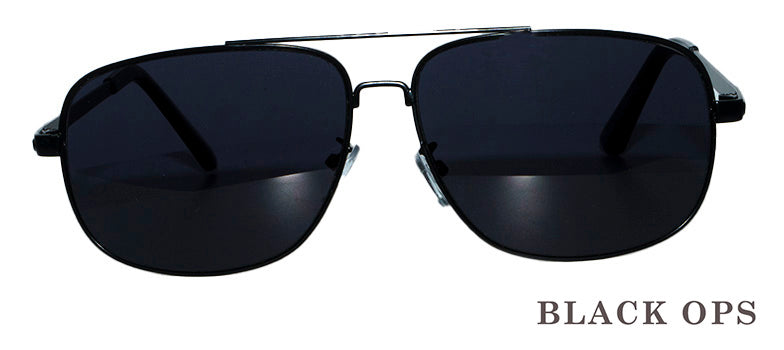 Super Dark Black Ops Aviators - Image 3