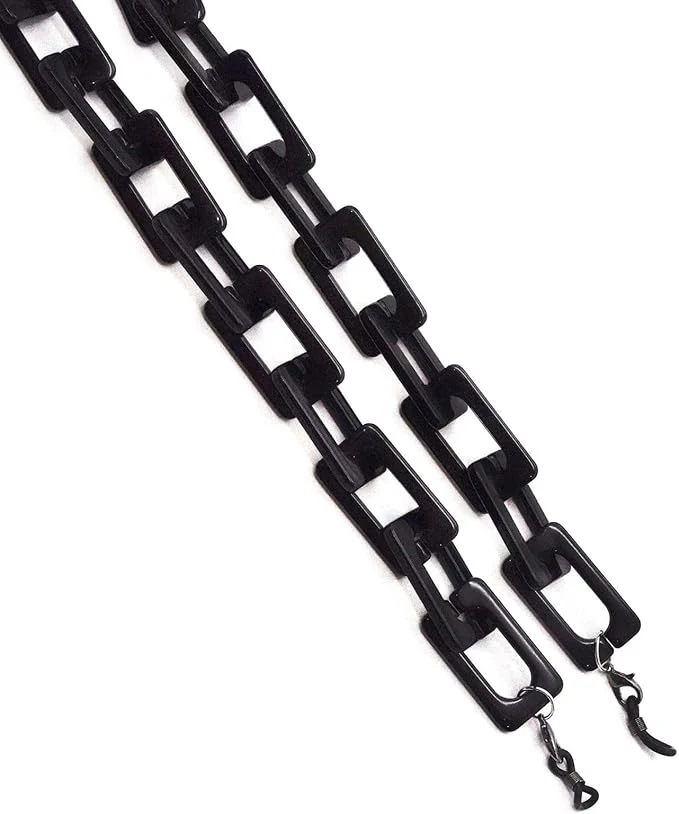 Thick Plastic Sunglass Rectangular Link Chain - Image 4